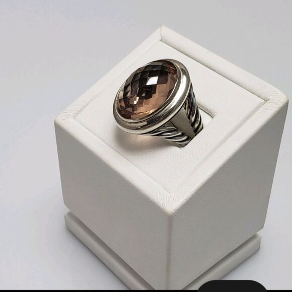 DAVID YURMAN MORGANITE OVAL RING - Picture 5 of 6